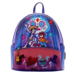 LOUNGEFLY Coco Miguel & Hector Performance Scene Mini Backpack
