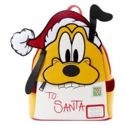 Loungefly 15 LOUNGEFLY Exclusive - Pluto Santa Letter Mini Backpack