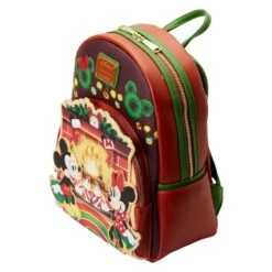 LOUNGEFLY Mickey & Minnie Mouse Hot Cocoa Fireplace Mini Backpack 10 LOUNGEFLY Mickey & Minnie Mouse Hot Cocoa Fireplace Mini Backpack -Loungefly WDBK2773 3
