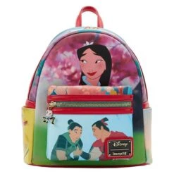 LOUNGEFLY Mulan Princess Scene Mini Backpack