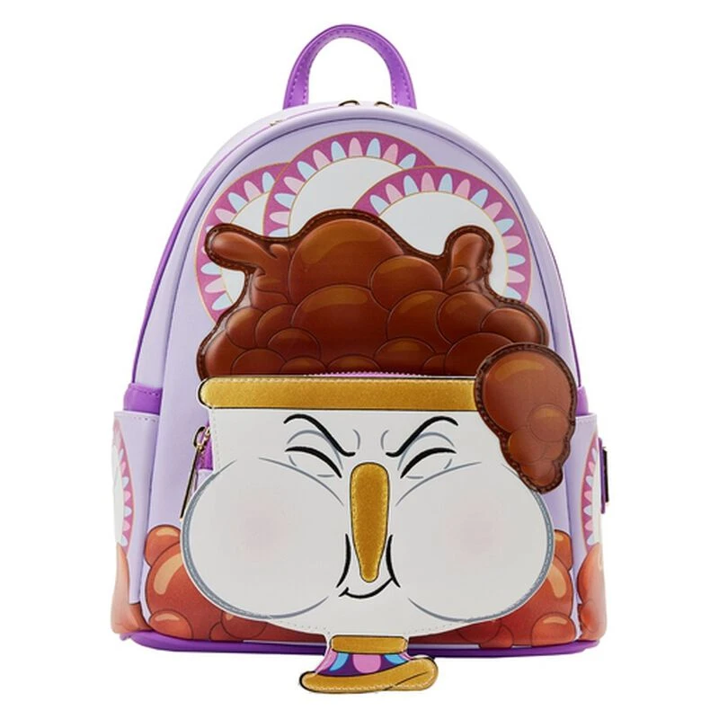 LOUNGEFLY Exclusive - Beauty And The Beast Chip Bubbles Mini Backpack 3 LOUNGEFLY Exclusive - Beauty And The Beast Chip Bubbles Mini Backpack