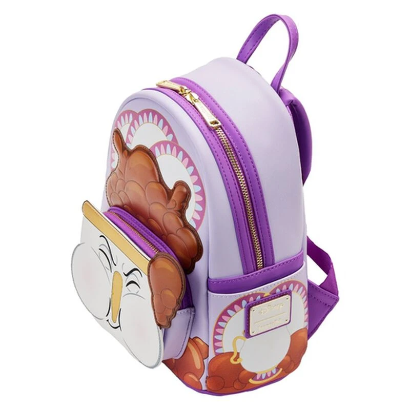 LOUNGEFLY Exclusive - Beauty And The Beast Chip Bubbles Mini Backpack 4 LOUNGEFLY Exclusive - Beauty And The Beast Chip Bubbles Mini Backpack - Image 2