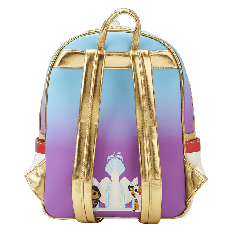 LOUNGEFLY Limited Edition Bundle - Aladdin 30th Anniversary Palace Mini Backpack And Pop! Jasmine (Diamond) 6 LOUNGEFLY Limited Edition Bundle - Aladdin 30th Anniversary Palace Mini Backpack And Pop! Jasmine (Diamond) - Image 5