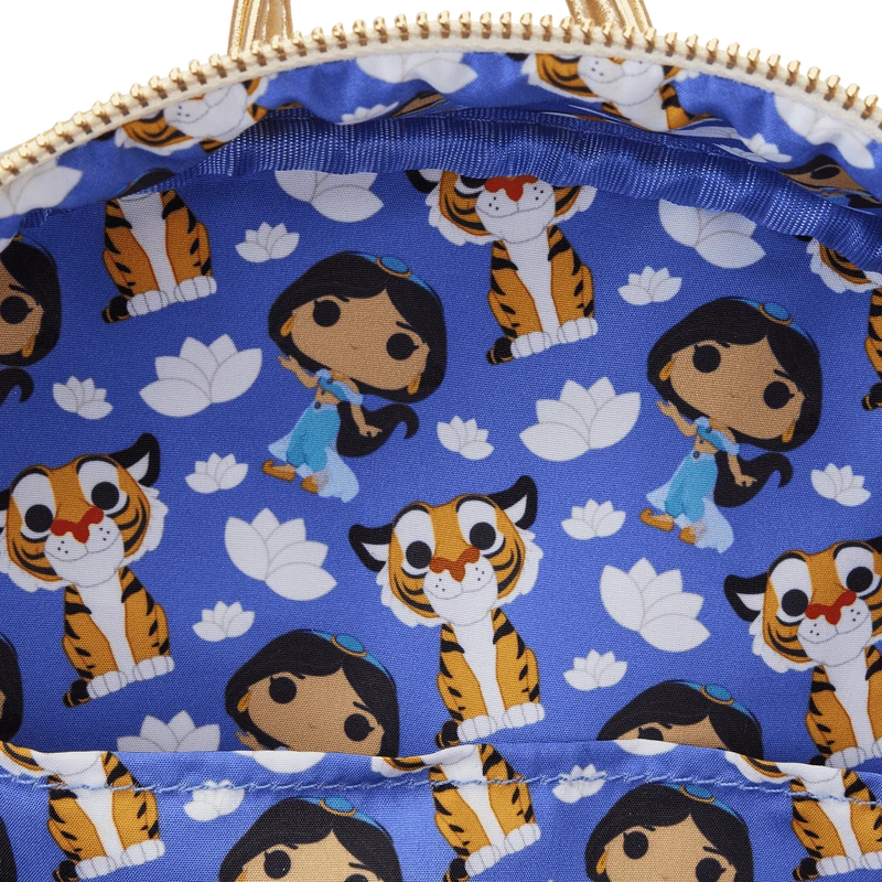LOUNGEFLY Limited Edition Bundle - Aladdin 30th Anniversary Palace Mini Backpack And Pop! Jasmine (Diamond) 8 LOUNGEFLY Limited Edition Bundle - Aladdin 30th Anniversary Palace Mini Backpack And Pop! Jasmine (Diamond) - Image 7
