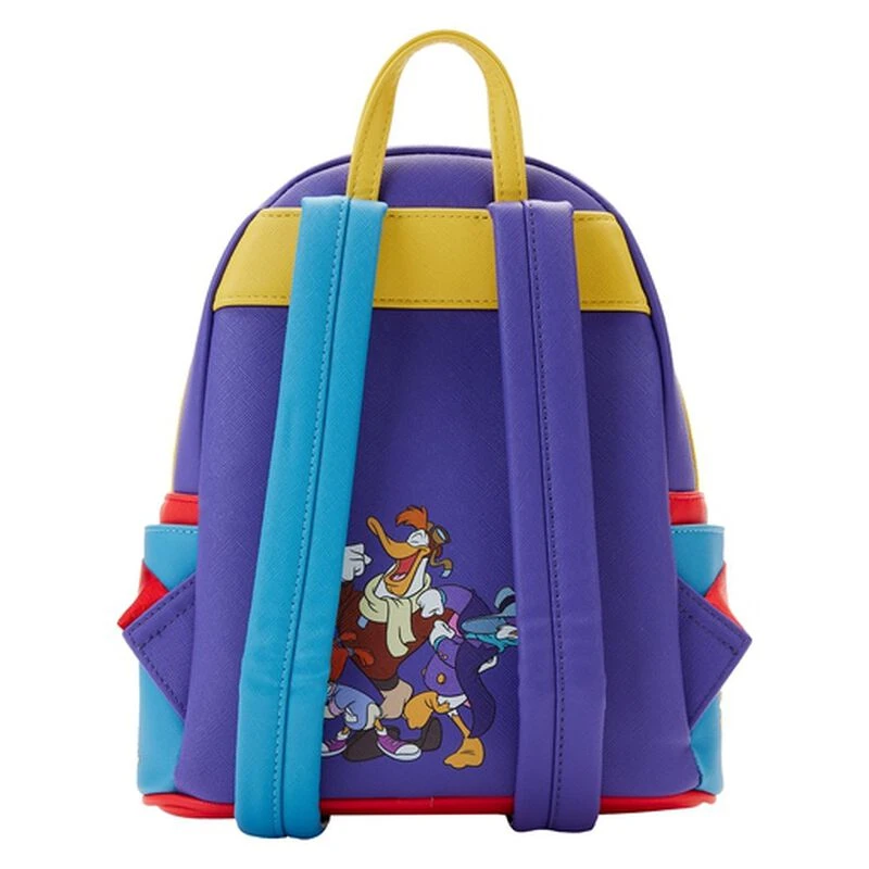 LOUNGEFLY Exclusive - Disney Afternoon Cartoons Color Block Mini Backpack 6 LOUNGEFLY Exclusive - Disney Afternoon Cartoons Color Block Mini Backpack - Image 4