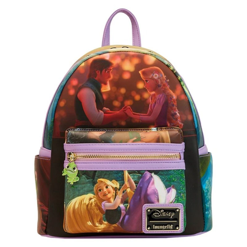 LOUNGEFLY Rapunzel Princess Scene Mini Backpack 3 LOUNGEFLY Rapunzel Princess Scene Mini Backpack
