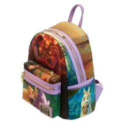 LOUNGEFLY Rapunzel Princess Scene Mini Backpack 11 LOUNGEFLY Rapunzel Princess Scene Mini Backpack -Loungefly WDBK2926 3