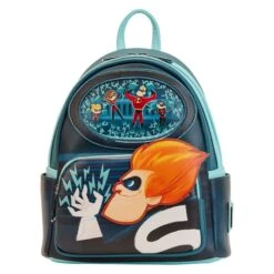 LOUNGEFLY The Incredibles Syndrome Glow Mini Backpack