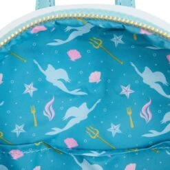 LOUNGEFLY The Little Mermaid Triton's Gift Mini Backpack -Loungefly WDBK2931 5
