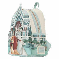 LOUNGEFLY Lady And The Tramp Portrait House Mini Backpack 11 LOUNGEFLY Lady And The Tramp Portrait House Mini Backpack -Loungefly WDBK2984 LFDISNEYLADYANDTHETRAMPPORTRAITHOUSEMINIBACKPACK0373SIDE