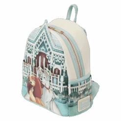 LOUNGEFLY Lady And The Tramp Portrait House Mini Backpack 12 LOUNGEFLY Lady And The Tramp Portrait House Mini Backpack -Loungefly WDBK2984 LFDISNEYLADYANDTHETRAMPPORTRAITHOUSEMINIBACKPACK0374QUARTER