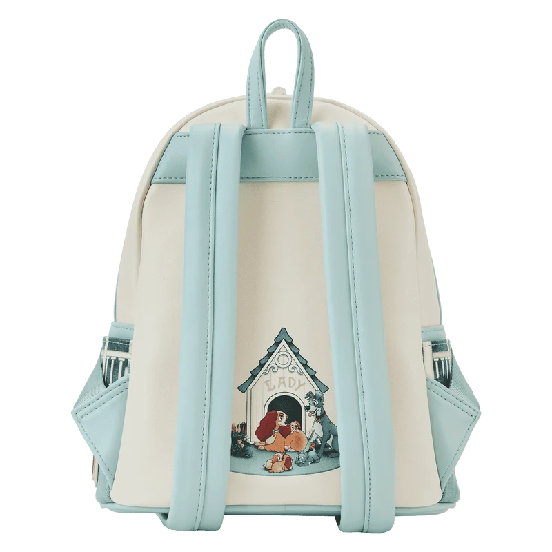 LOUNGEFLY Lady And The Tramp Portrait House Mini Backpack 7 LOUNGEFLY Lady And The Tramp Portrait House Mini Backpack - Image 5