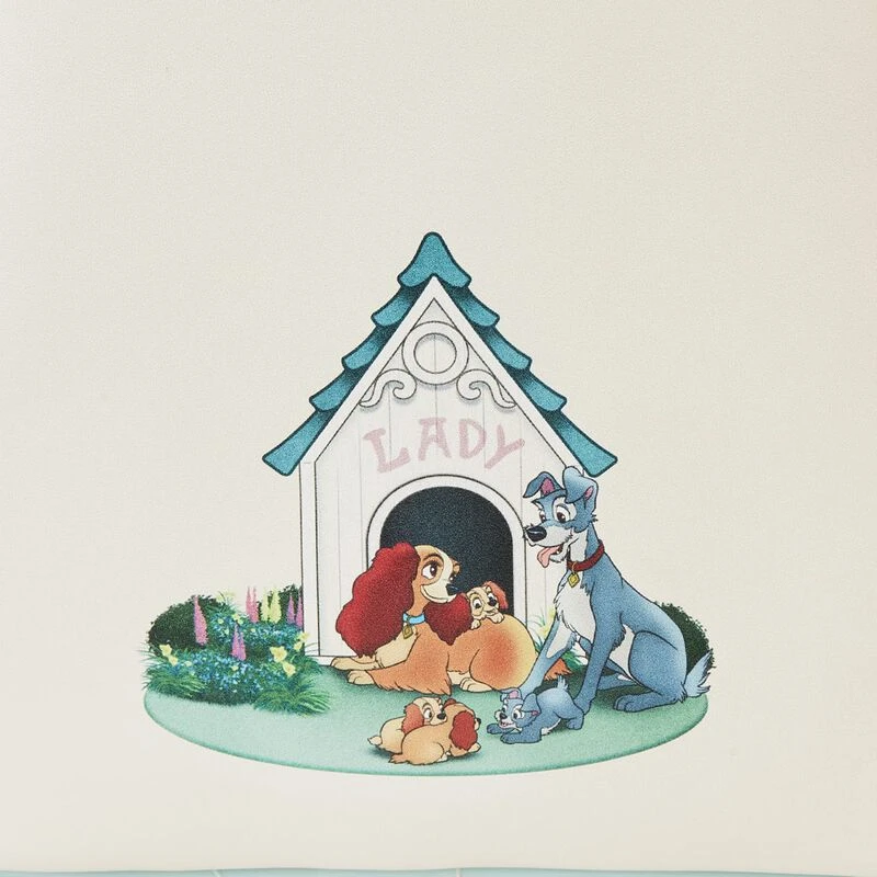 LOUNGEFLY Lady And The Tramp Portrait House Mini Backpack 8 LOUNGEFLY Lady And The Tramp Portrait House Mini Backpack - Image 6