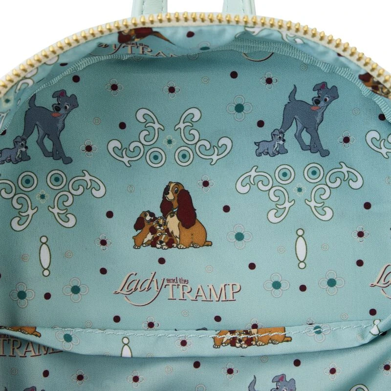 LOUNGEFLY Lady And The Tramp Portrait House Mini Backpack 9 LOUNGEFLY Lady And The Tramp Portrait House Mini Backpack - Image 7