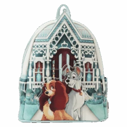 LOUNGEFLY Lady And The Tramp Portrait House Mini Backpack