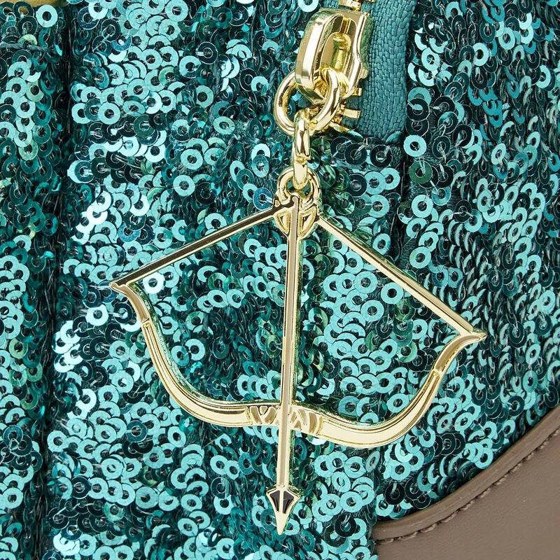 LOUNGEFLY Princess Merida Sequin Mini Backpack 8 LOUNGEFLY Princess Merida Sequin Mini Backpack - Image 6