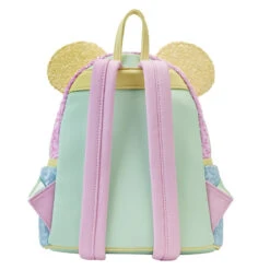 LOUNGEFLY Limited Edition Exclusive - Minnie Mouse Pastel Sequin Mini Backpack 10 LOUNGEFLY Limited Edition Exclusive - Minnie Mouse Pastel Sequin Mini Backpack -Loungefly WDBK3001 LFDISNEYMINNIEPASTELSEQUINMINIBACKPACK0725BACK