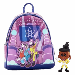 LOUNGEFLY WonderCon Bundle Exclusive - Powerline I2I Glow Mini Backpack And Pop!