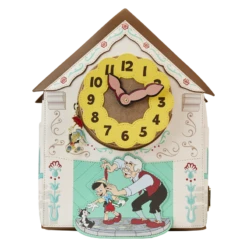 LOUNGEFLY WonderCon Exclusive - Pinocchio Cuckoo Clock Mini Backpack