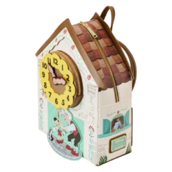 LOUNGEFLY WonderCon Exclusive - Pinocchio Cuckoo Clock Mini Backpack -Loungefly WDBK3017 LFDISNEYWCPINOCCHIOCUCKOOCLOCKFIGURALMINIBACKPACK0243QUARTER