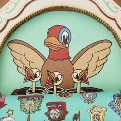 LOUNGEFLY WonderCon Exclusive - Pinocchio Cuckoo Clock Mini Backpack -Loungefly WDBK3017 LFDISNEYWCPINOCCHIOCUCKOOCLOCKFIGURALMINIBACKPACK0249DETAIL2