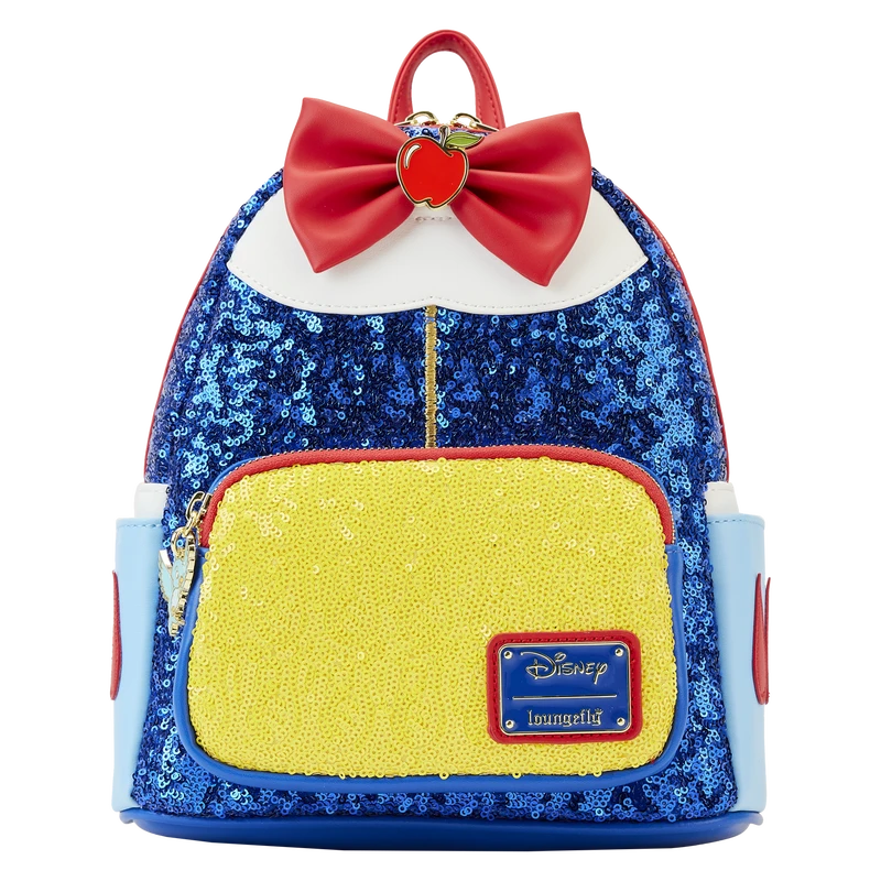 LOUNGEFLY Snow White Princess Sequin Series Mini Backpack 3 LOUNGEFLY Snow White Princess Sequin Series Mini Backpack