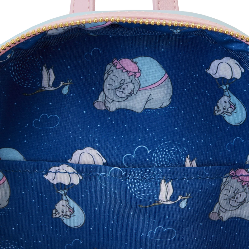 LOUNGEFLY Dumbo Mrs. Jumbo Mini Backpack 10 LOUNGEFLY Dumbo Mrs. Jumbo Mini Backpack - Image 8