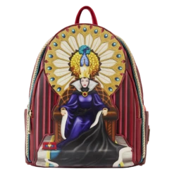 LOUNGEFLY Snow White Evil Queen Throne Mini Backpack
