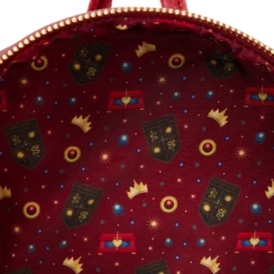 LOUNGEFLY Snow White Evil Queen Throne Mini Backpack 15 LOUNGEFLY Snow White Evil Queen Throne Mini Backpack -Loungefly WDBK3064 LFDISNEYSNOWWHITEEVILQUEENTHRONEMINIBACKPACK0397INSIDE
