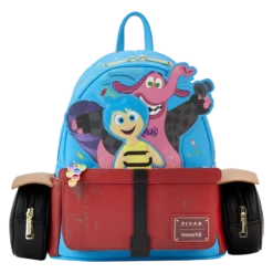 LOUNGEFLY Pixar Inside Out Bing Bong Wagon Mini Backpack