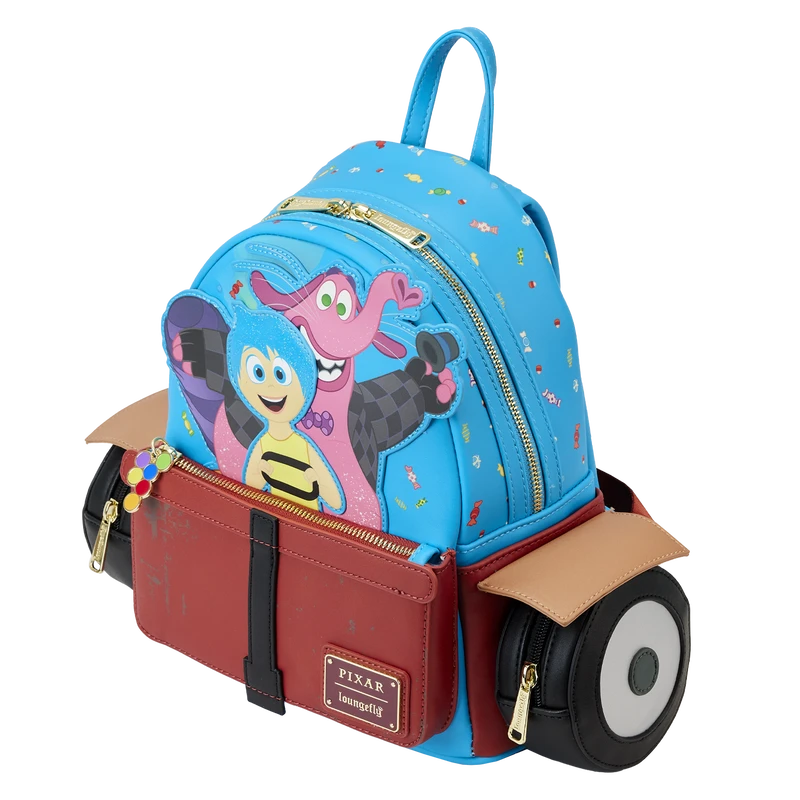 LOUNGEFLY Pixar Inside Out Bing Bong Wagon Mini Backpack 6 LOUNGEFLY Pixar Inside Out Bing Bong Wagon Mini Backpack - Image 4