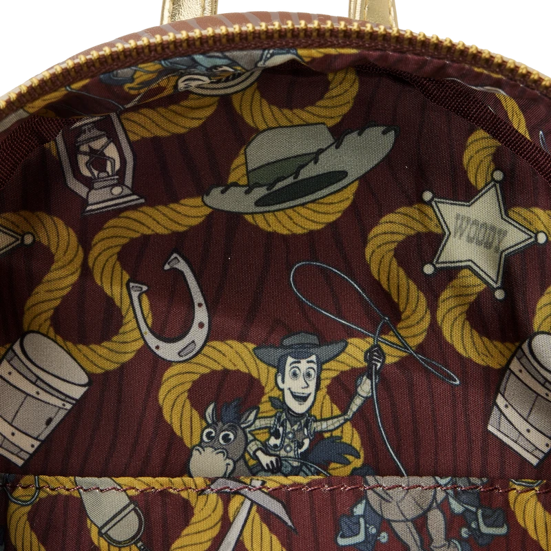 LOUNGEFLY Toy Story Woody Puppet Mini Backpack 10 LOUNGEFLY Toy Story Woody Puppet Mini Backpack - Image 8