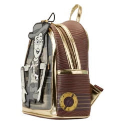 LOUNGEFLY Toy Story Woody Puppet Mini Backpack 13 LOUNGEFLY Toy Story Woody Puppet Mini Backpack -Loungefly WDBK3071 LFDISNEYTOYSTORYWOODYPUPPETMINIBACKPACK0918SIDE