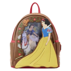 LOUNGEFLY Snow White Lenticular Princess Series Mini Backpack