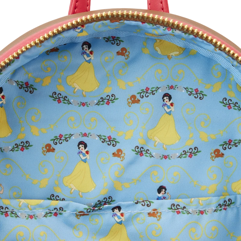 LOUNGEFLY Snow White Lenticular Princess Series Mini Backpack 12 LOUNGEFLY Snow White Lenticular Princess Series Mini Backpack - Image 10