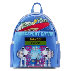 LOUNGEFLY Toy Story Pizza Planet Space Entry Mini Backpack