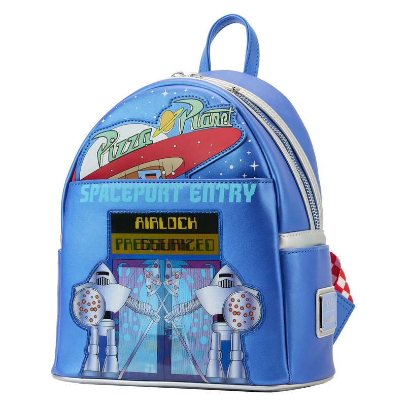 LOUNGEFLY Toy Story Pizza Planet Space Entry Mini Backpack 5 LOUNGEFLY Toy Story Pizza Planet Space Entry Mini Backpack - Image 3