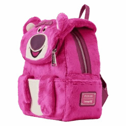 LOUNGEFLY Toy Story Lotso Plush Pocket Mini Backpack -Loungefly WDBK3103 LFDISNEYTOYSTORYLOSTSOPLUSHPOCKETMINIBACKPACK0407SIDE