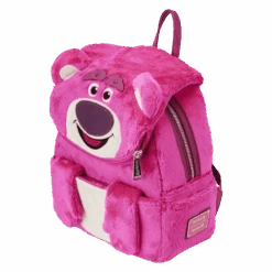 LOUNGEFLY Toy Story Lotso Plush Pocket Mini Backpack -Loungefly WDBK3103 LFDISNEYTOYSTORYLOSTSOPLUSHPOCKETMINIBACKPACK0408QUARTER