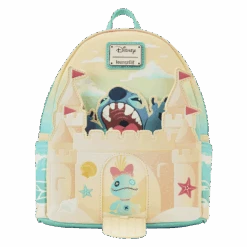 LOUNGEFLY Stitch Sandcastle Beach Surprise Mini Backpack