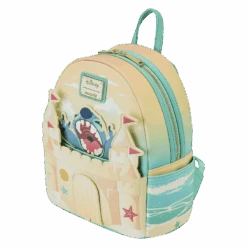 LOUNGEFLY Stitch Sandcastle Beach Surprise Mini Backpack 16 LOUNGEFLY Stitch Sandcastle Beach Surprise Mini Backpack -Loungefly WDBK3125 LFSTITCHSANDCASTLEBEACHSURPRISEMINIBACKPACK0804QUARTER