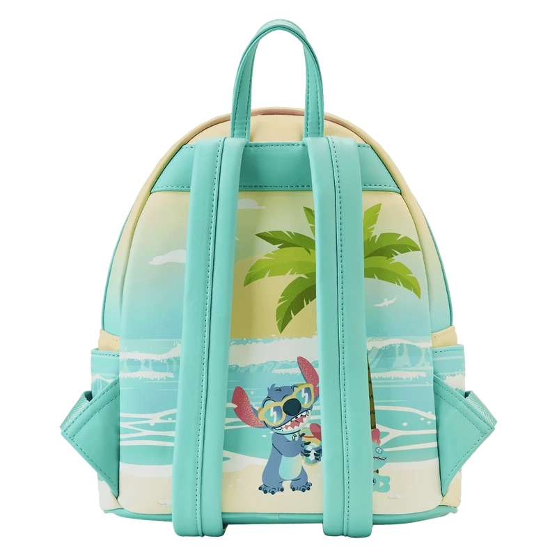 LOUNGEFLY Stitch Sandcastle Beach Surprise Mini Backpack 9 LOUNGEFLY Stitch Sandcastle Beach Surprise Mini Backpack - Image 7