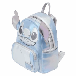 LOUNGEFLY Limited Edition Disney100 Platinum Stitch Cosplay Mini Backpack -Loungefly WDBK3135 LFDISNEY100THANNIVERSARYPLATINUMSTITCHMINIBACKPACK1155QUARTER
