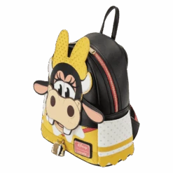 LOUNGEFLY Limited Edition Clarabelle Cow Cosplay Mini Backpack -Loungefly WDBK3136 LFDISNEYCLARABELLETHECOWCOSPLAYMINIBACKPACK0932QUARTER