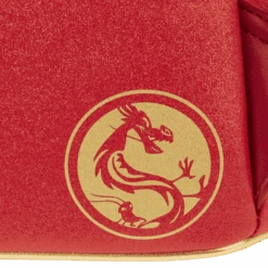 LOUNGEFLY Mulan 25th Anniversary Mushu Glitter Cosplay Mini Backpack 14 LOUNGEFLY Mulan 25th Anniversary Mushu Glitter Cosplay Mini Backpack -Loungefly WDBK3159 LFDISNEYMULAN25THANNIVERSARYMUSHUGLITTERCOSPLAYMINIBACKPACK0846DETAIL