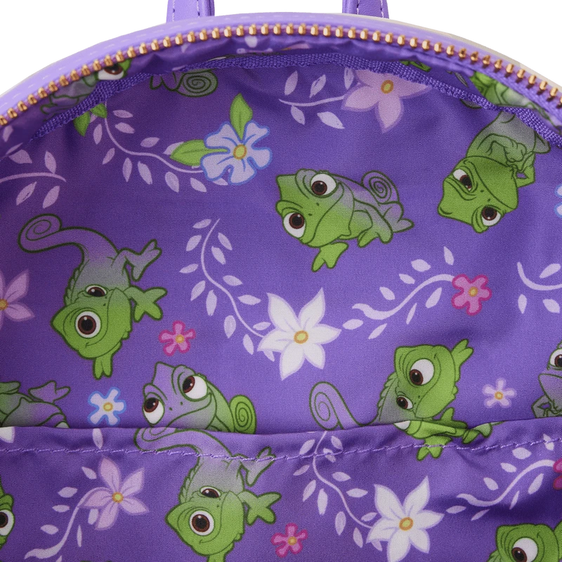 LOUNGEFLY Tangled Rapunzel Swinging From The Tower Mini Backpack 12 LOUNGEFLY Tangled Rapunzel Swinging From The Tower Mini Backpack - Image 10