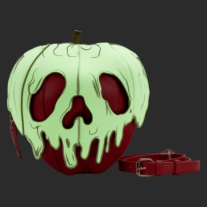 LOUNGEFLY Stitch Shoppe Evil Queen Glow In The Dark Crossbody Bag 4 LOUNGEFLY Stitch Shoppe Evil Queen Glow In The Dark Crossbody Bag - Image 2