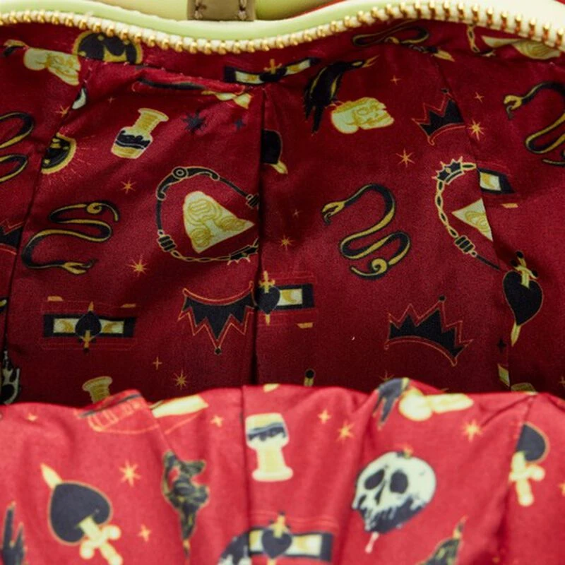 LOUNGEFLY Stitch Shoppe Evil Queen Glow In The Dark Crossbody Bag 9 LOUNGEFLY Stitch Shoppe Evil Queen Glow In The Dark Crossbody Bag - Image 7