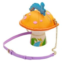 LOUNGEFLY Stitch Shoppe Alice In Wonderland Caterpillar Mushroom Crossbody Bag -Loungefly WDSSTB0022 3