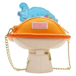 LOUNGEFLY Stitch Shoppe Alice In Wonderland Caterpillar Mushroom Crossbody Bag -Loungefly WDSSTB0022 5